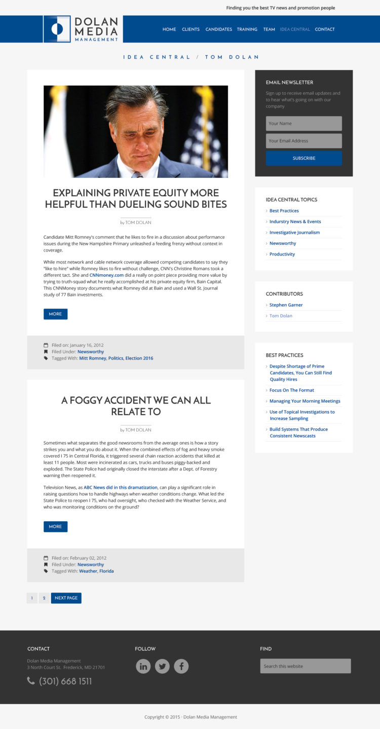 Dolan Media Management –  Company development Rightapplications