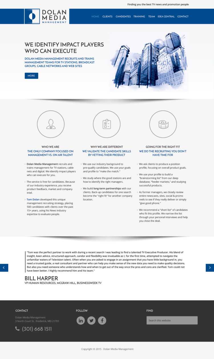 Dolan Media Management –  Company development Rightapplications