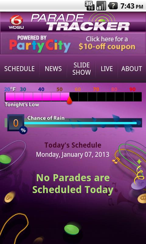 madri gras mobile applications