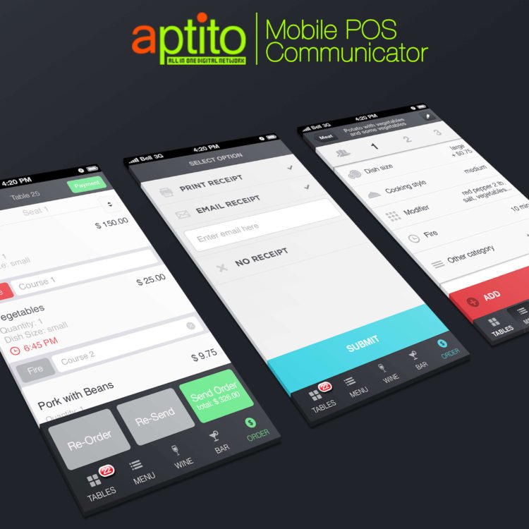 Aptito Mobile POS Communicator - Software development company Rightapplications