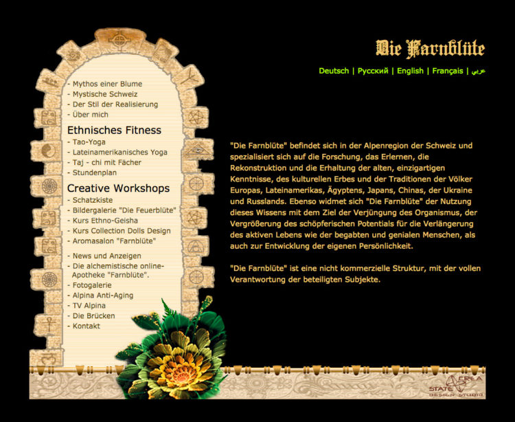Die Farnblüte Web site software development company Rightapplications usa