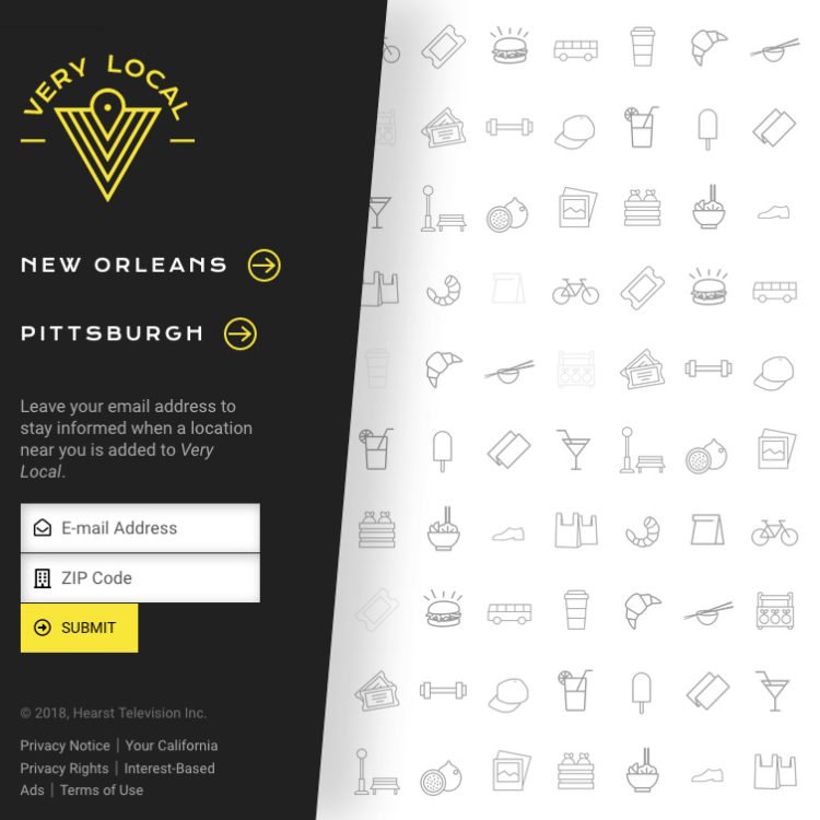 Very-Local subscription page software development company Rightapplications