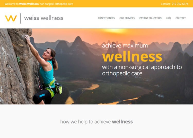 Weiss Wellness software development company Rightapplications