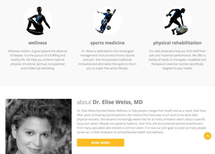 Weiss Wellness software development company Rightapplications