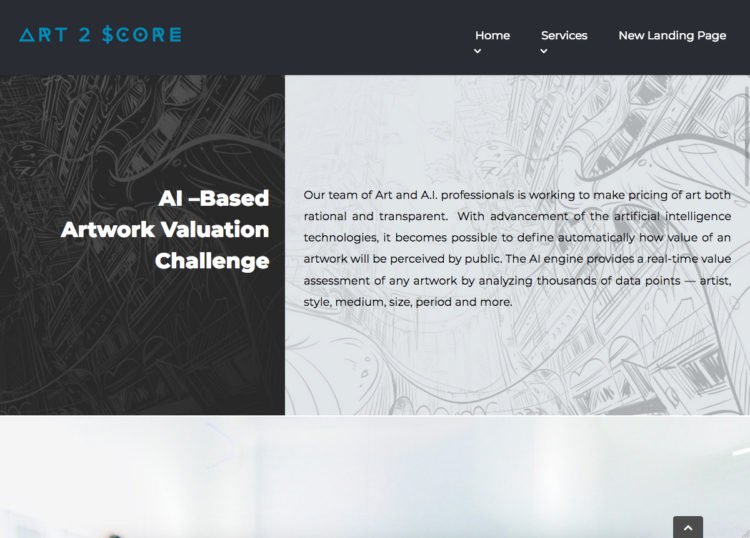 Art2Score website redesign - software development company Rightapplications