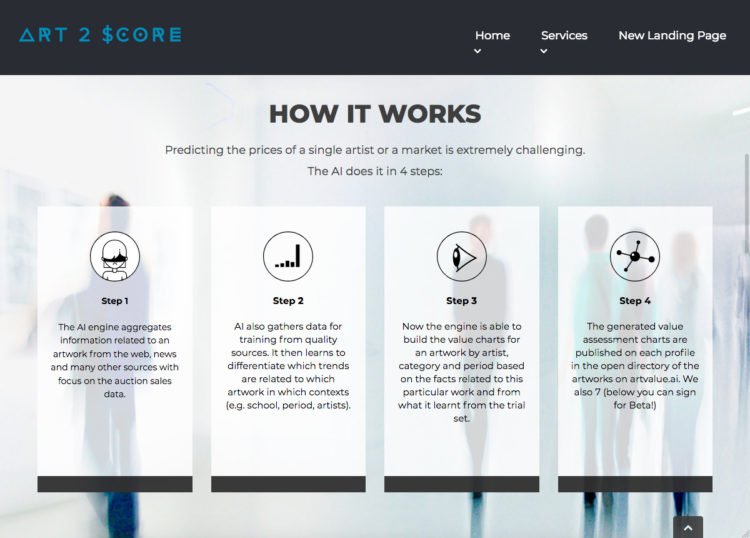 Art2Score website redesign - software development company Rightapplications