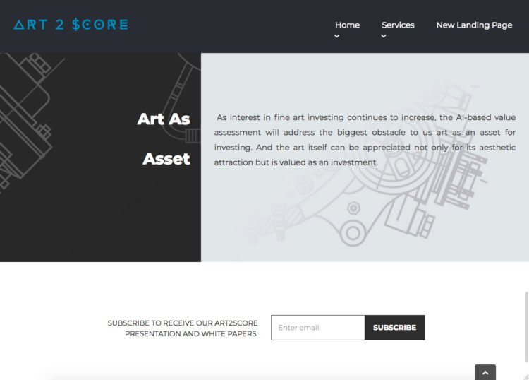 Art2Score website redesign - software development company Rightapplications