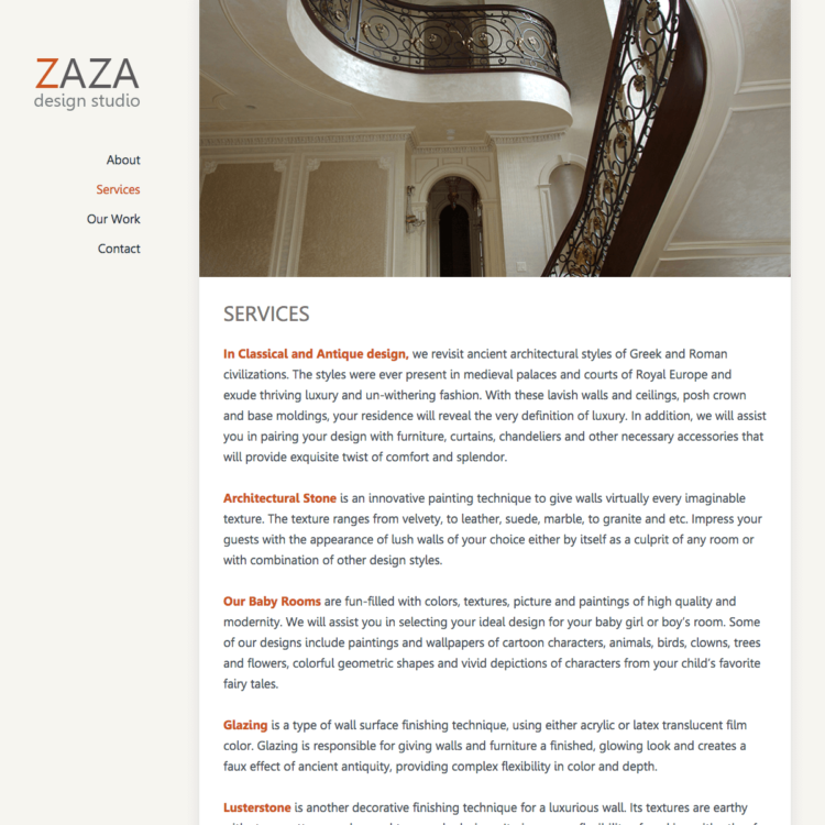 ZAZA design studio software development company Rightapplications