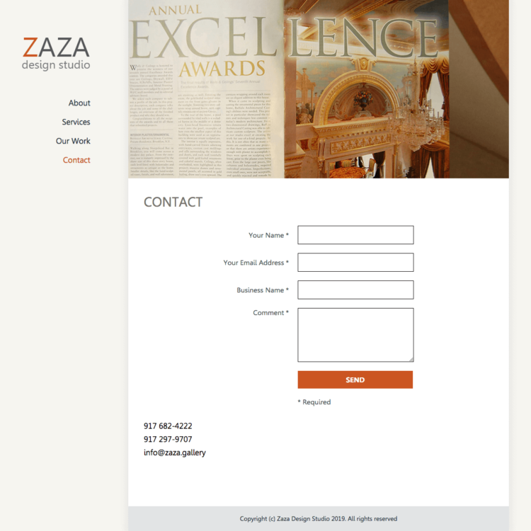 ZAZA design studio software development company Rightapplications