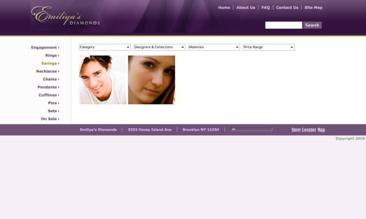 Emiliya's Diamonds software development company Rightapplications