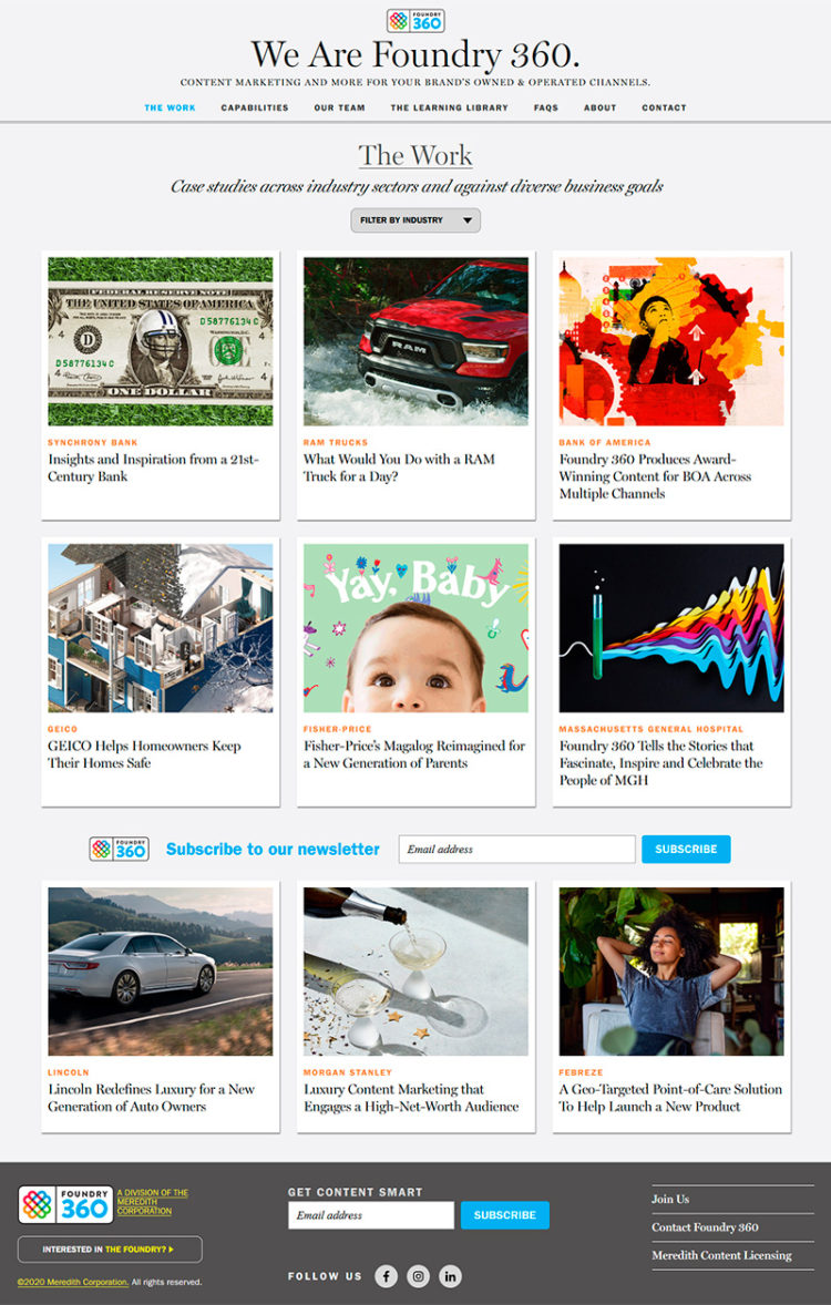 website Foundry 360 Software development company Rightapplications